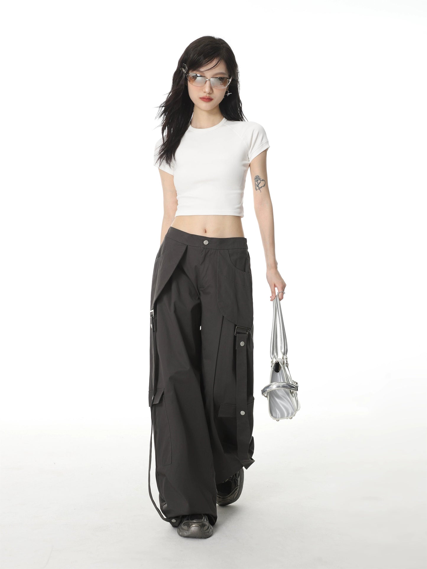 Color Regular Shoulder Short Sleeve T-shirt