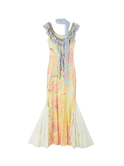 Pastel Yellow Maxi Dress
