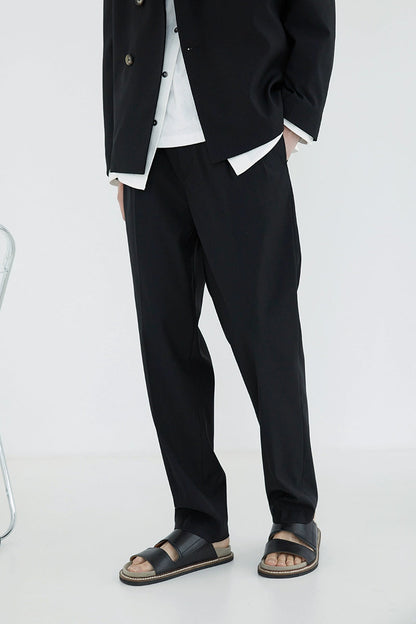Double-pleated Comfort Dress Pants