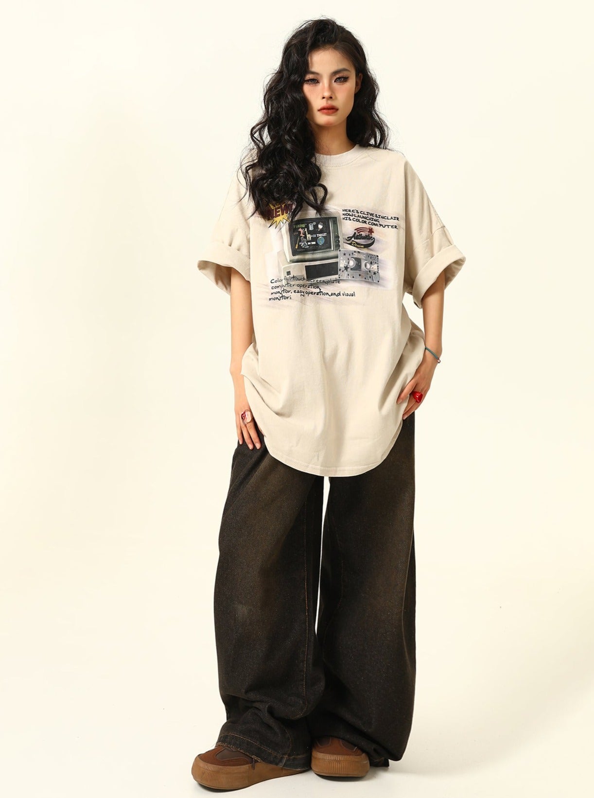 Retro Game Oversized T-shirt