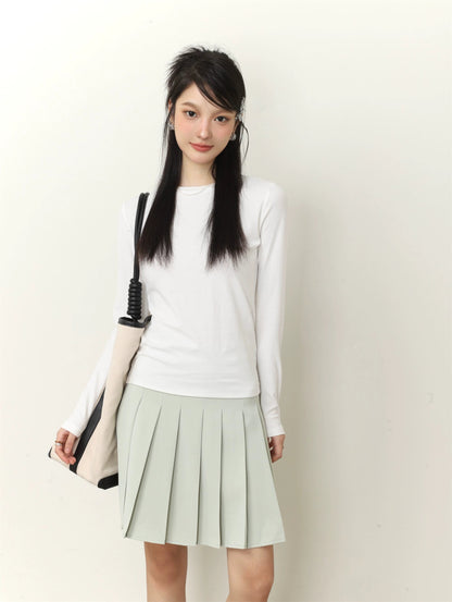 Round Neck Long Sleeve T-shirt