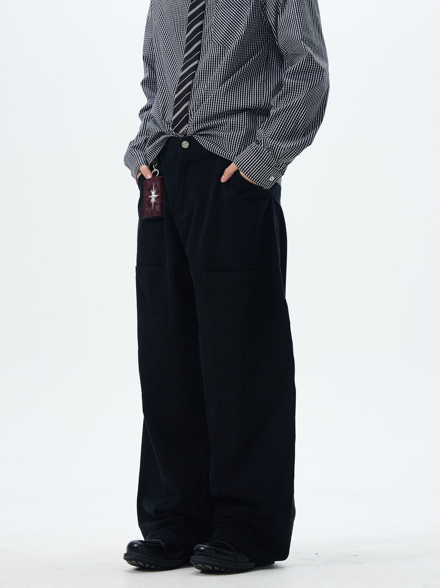 Cargo Wide Leg Canvas Pants