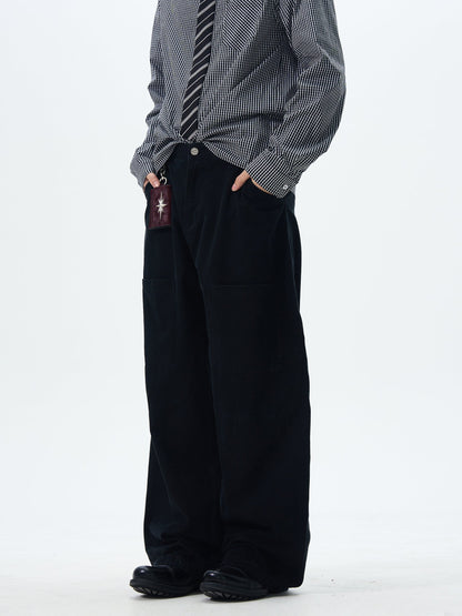 Cargo Wide Leg Canvas Pants
