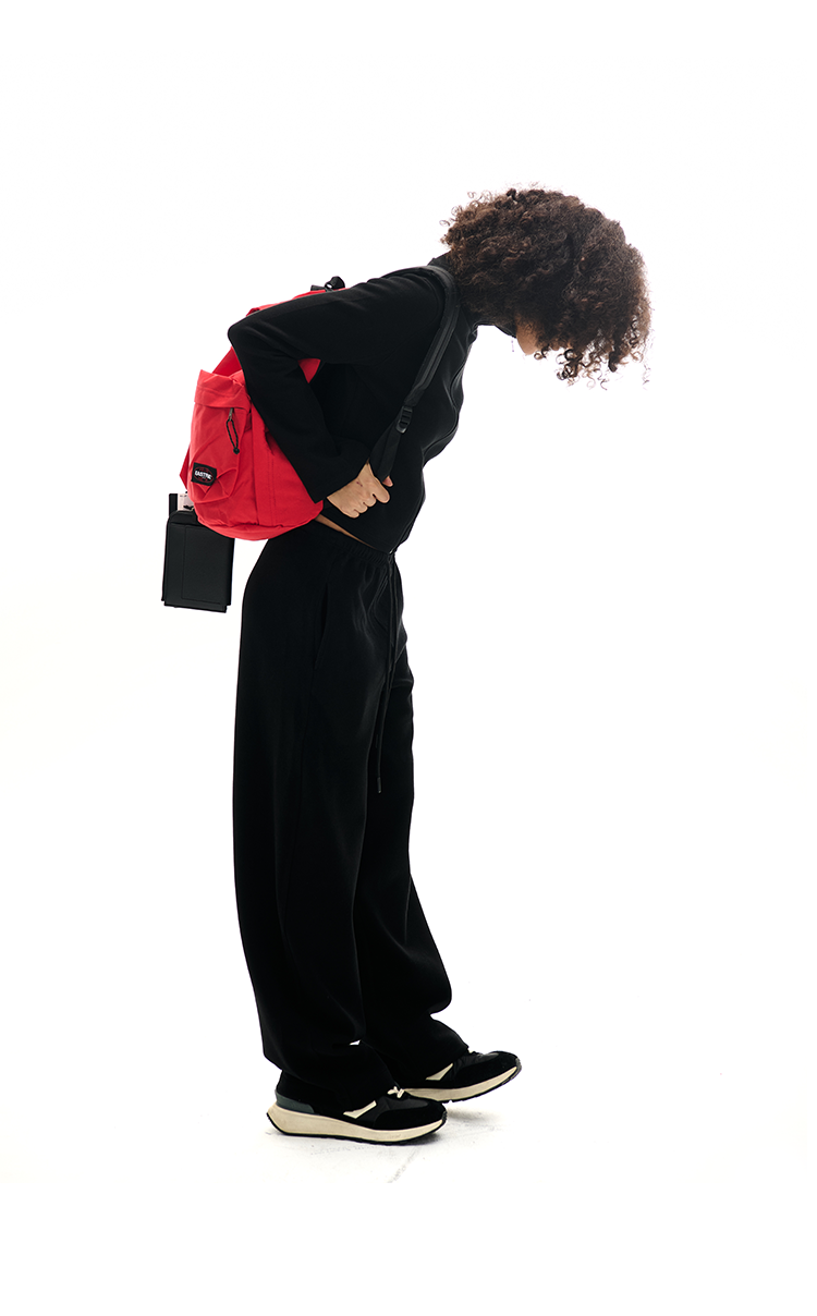 High Collar Zipper Sweatshirt and Sweatpants Set