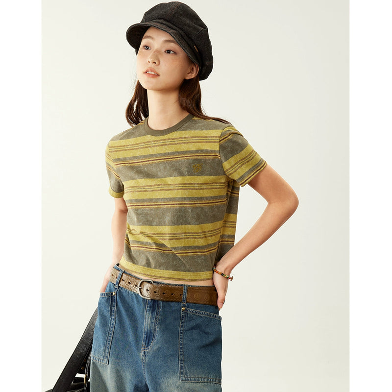Octopusme Retro Striped T-shirt