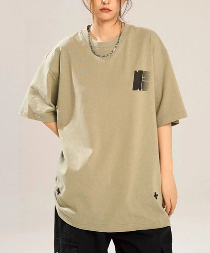 T-shirt With Subtle Fade Logo