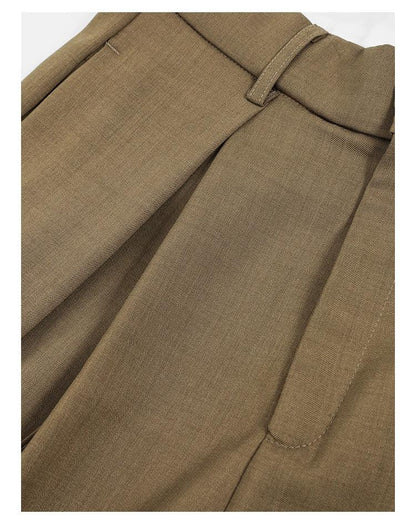 Dramatic Noir Wide-leg Palazzo Pants