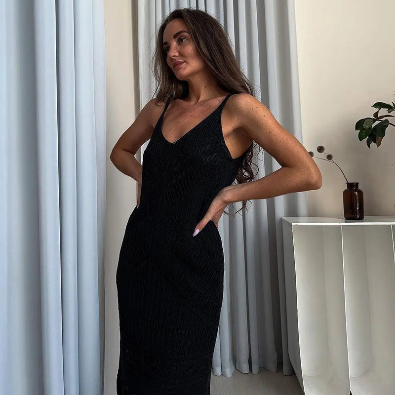Goldy Knit Maxi Dress