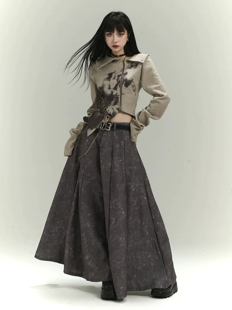 Mopping Gray Skirt