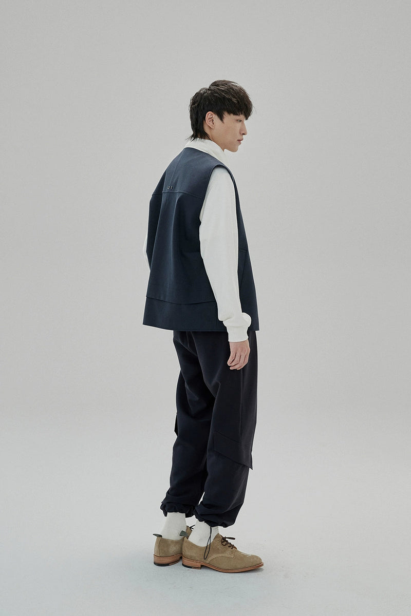 Draping Drawstring Cargo Pants