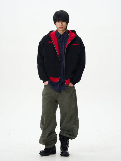 Olive Cargo Wide Leg Pants