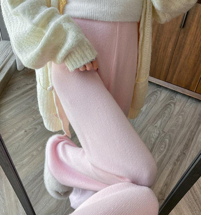 Seanna Ribbed Fleece-lined Pants