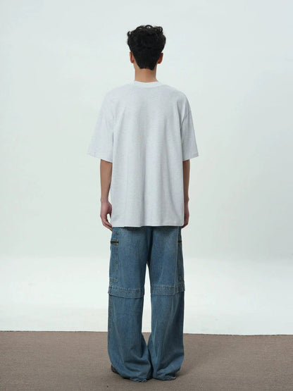 T-shirt With Hollow Logo Text