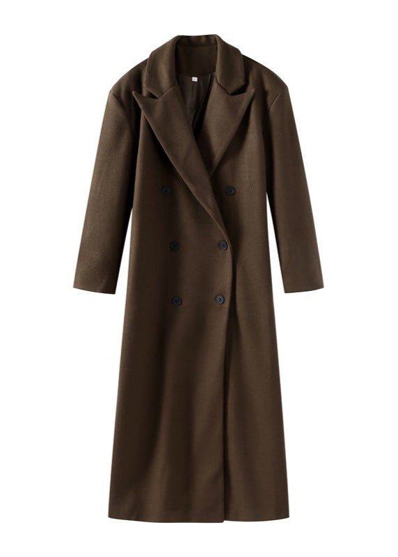 Victoria - Double-breasted Wool Overcoat