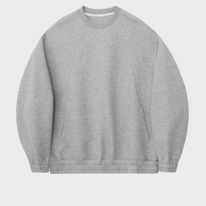 Color Block Pocket Oversized Sweatshirt