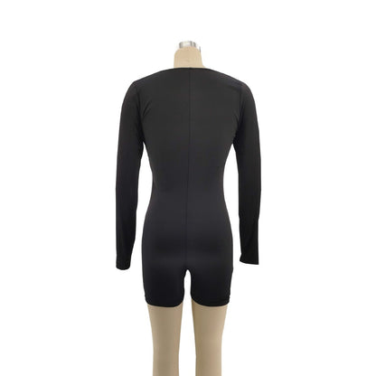 Clothing Pure Black Dress Jumpsuit Thick