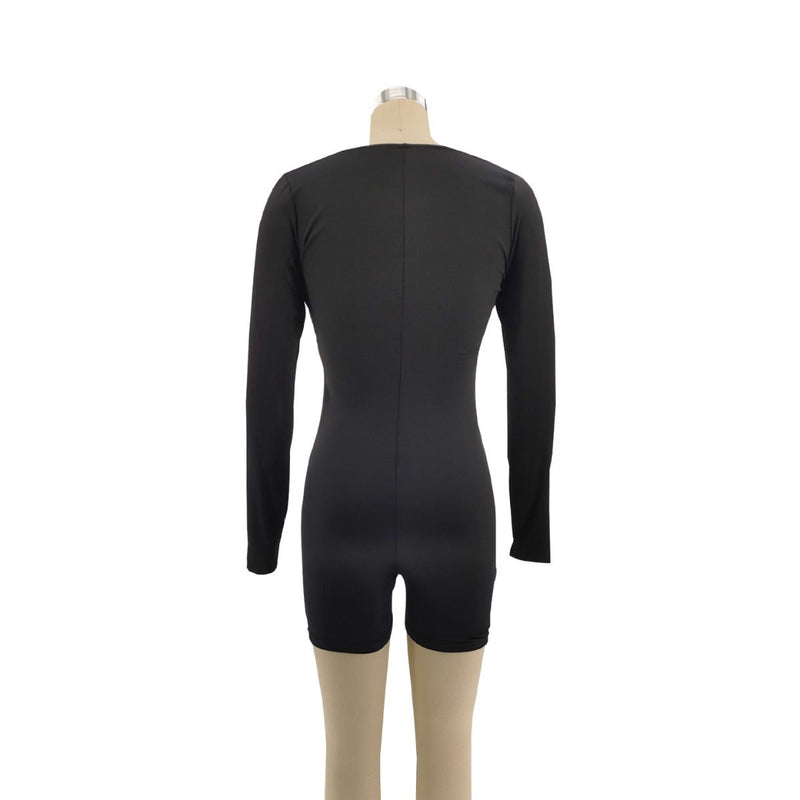 Clothing Pure Black Dress Jumpsuit Thick