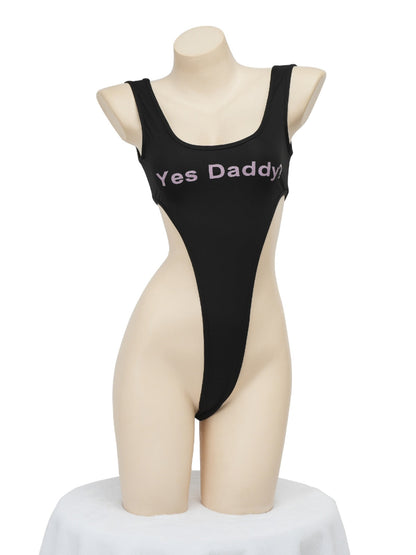 Strawberry Yes Daddy Print Jumpsuit