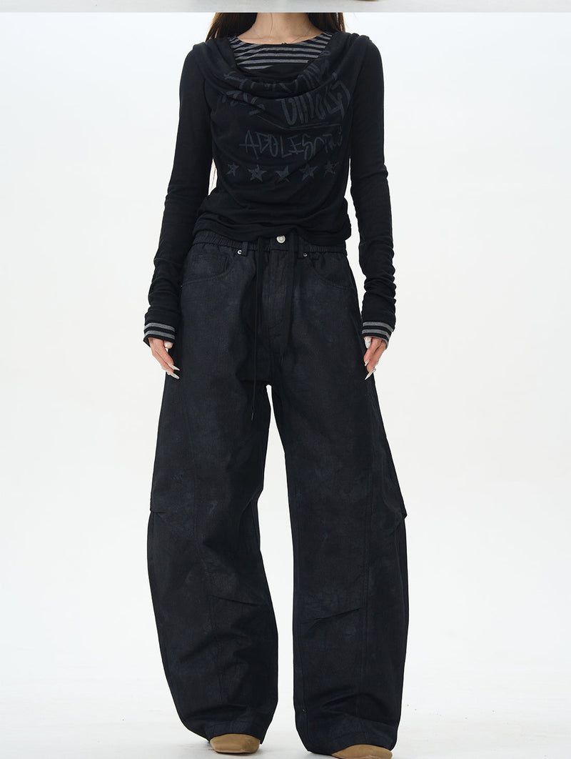 Army Green Baggy Cargo Pants