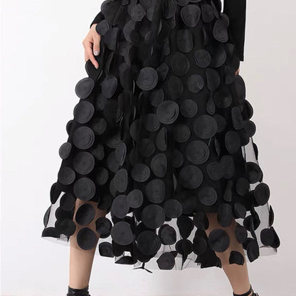 Retro A-line Large Swing Skirt