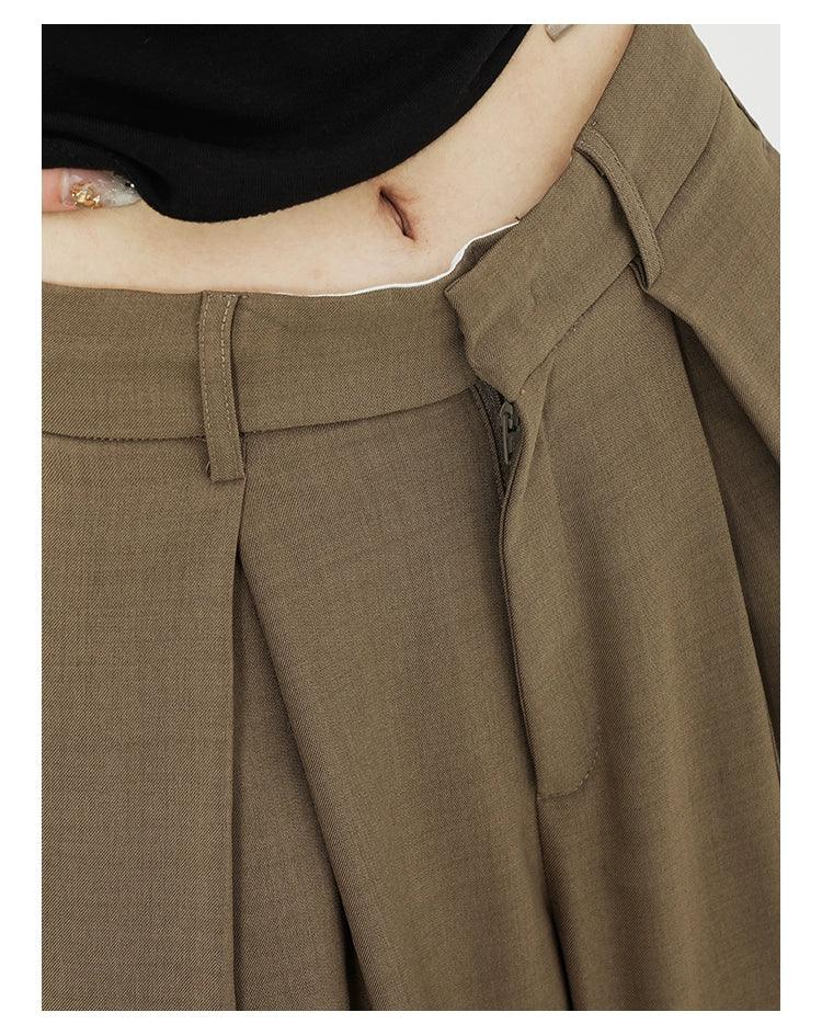Dramatic Noir Wide-leg Palazzo Pants