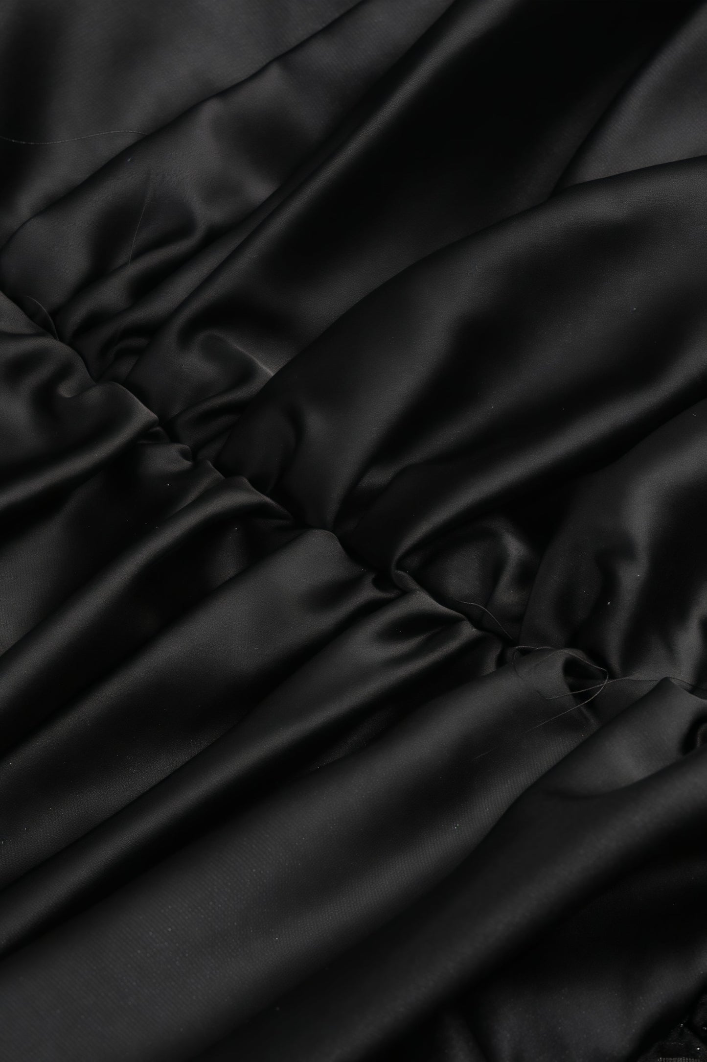 Faitd Black Strapless Backless Mini Dress