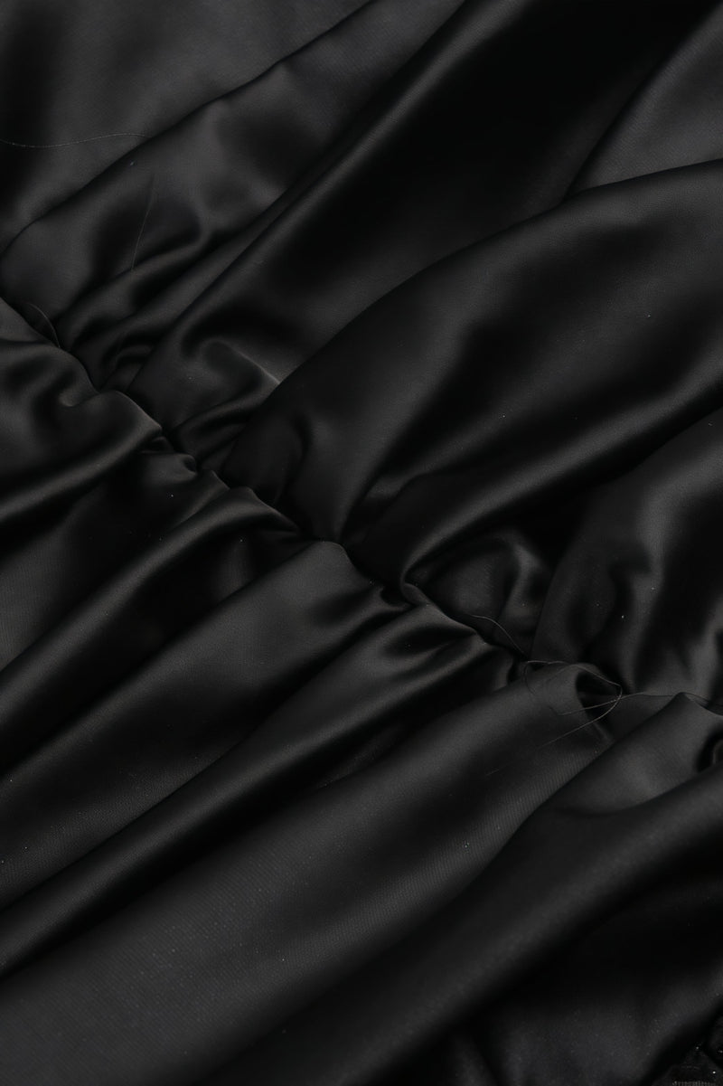 Faitd Black Strapless Backless Mini Dress