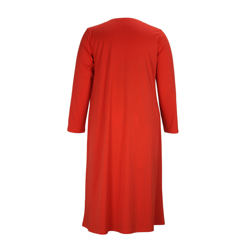 Clothing Spring Autumn Tube Top Dress Long Coat Two Piece Set