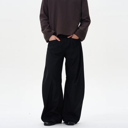 Black Wide-leg Palazzo Pants