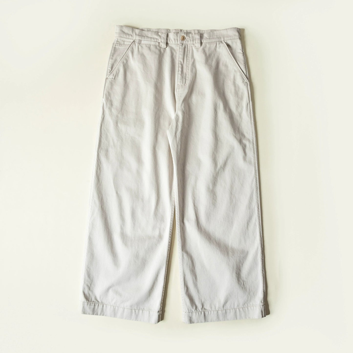 Wide-leg Straight Pantsx