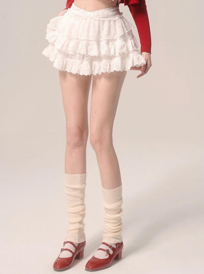 White Lace Ballet-inspired Cake Skirt