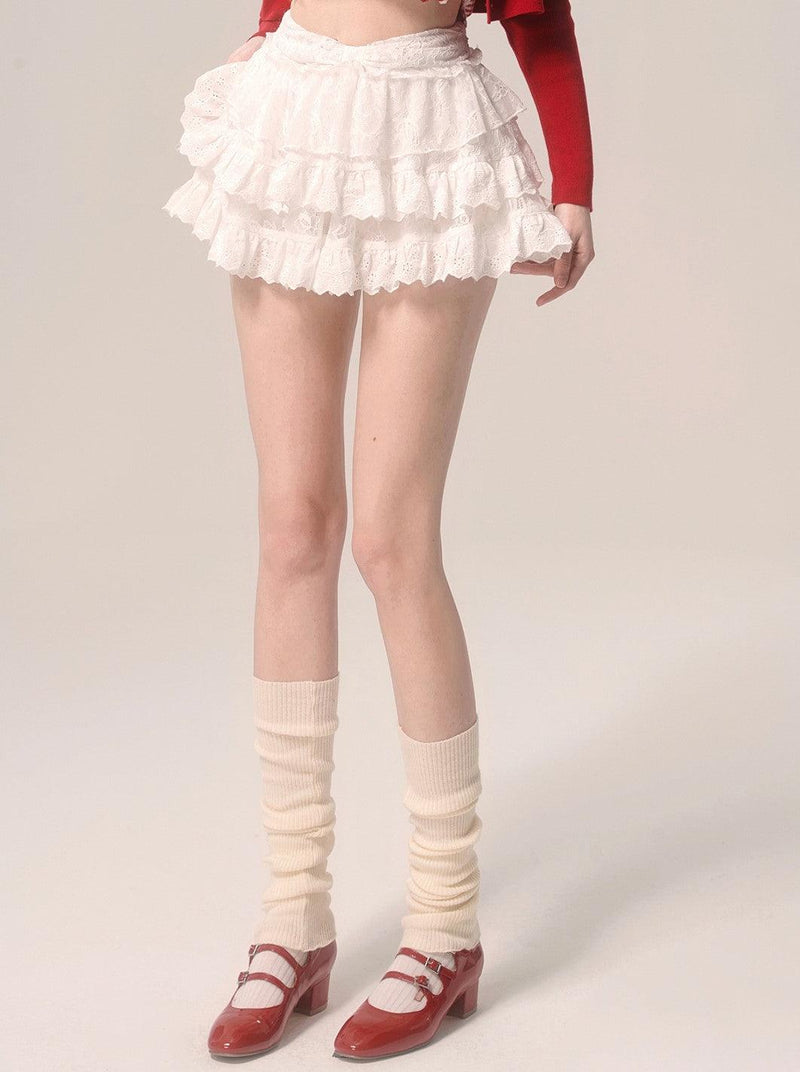 White Lace Ballet-inspired Cake Skirt