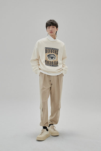 Draping Drawstring Cargo Pants