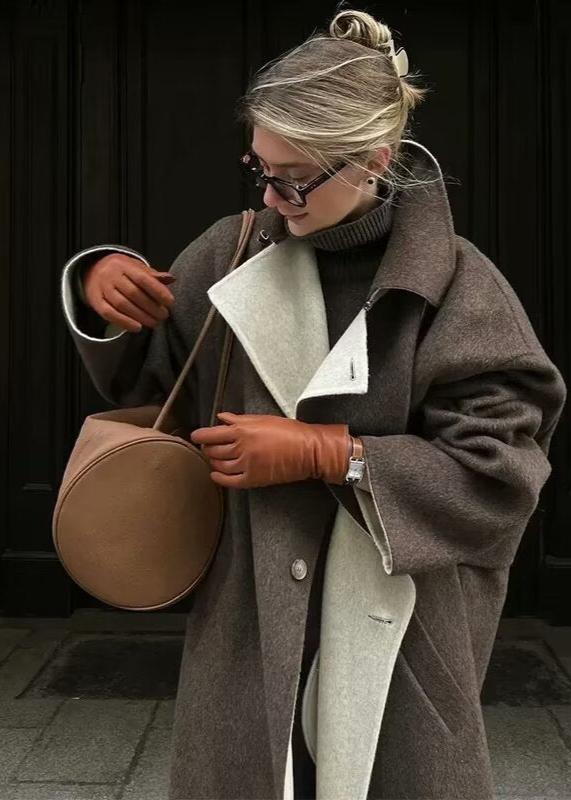 Long Style Woolen Coat for - Timeless Comfort & Versatility