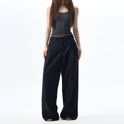 Pleated Wide Leg Dress Pants