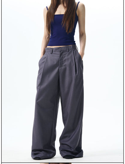 Pleated Wide Leg Dress Pants