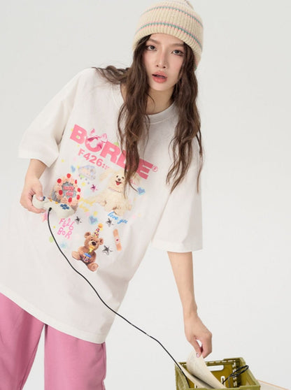 Assorted Cake Pattern T-shirt