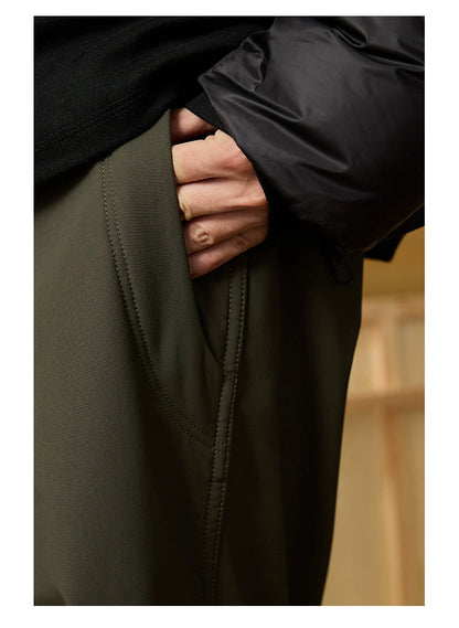 Fleece-lined Warm Paratrooper Pants