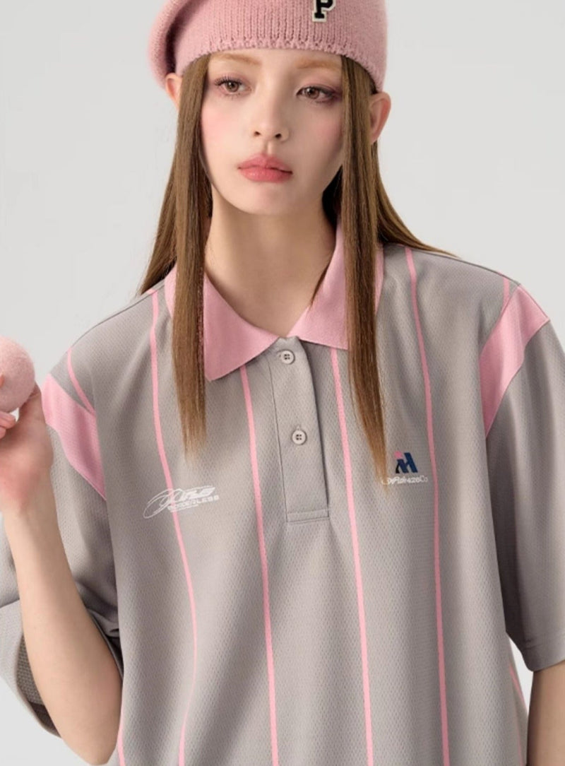 Loose American Polo T-shirt