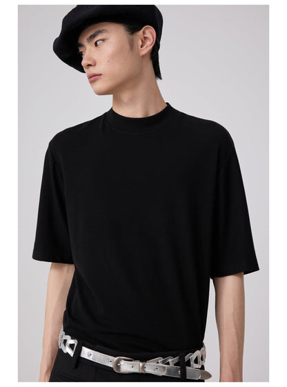 Wool Slim-fit Turtleneck T-shirt