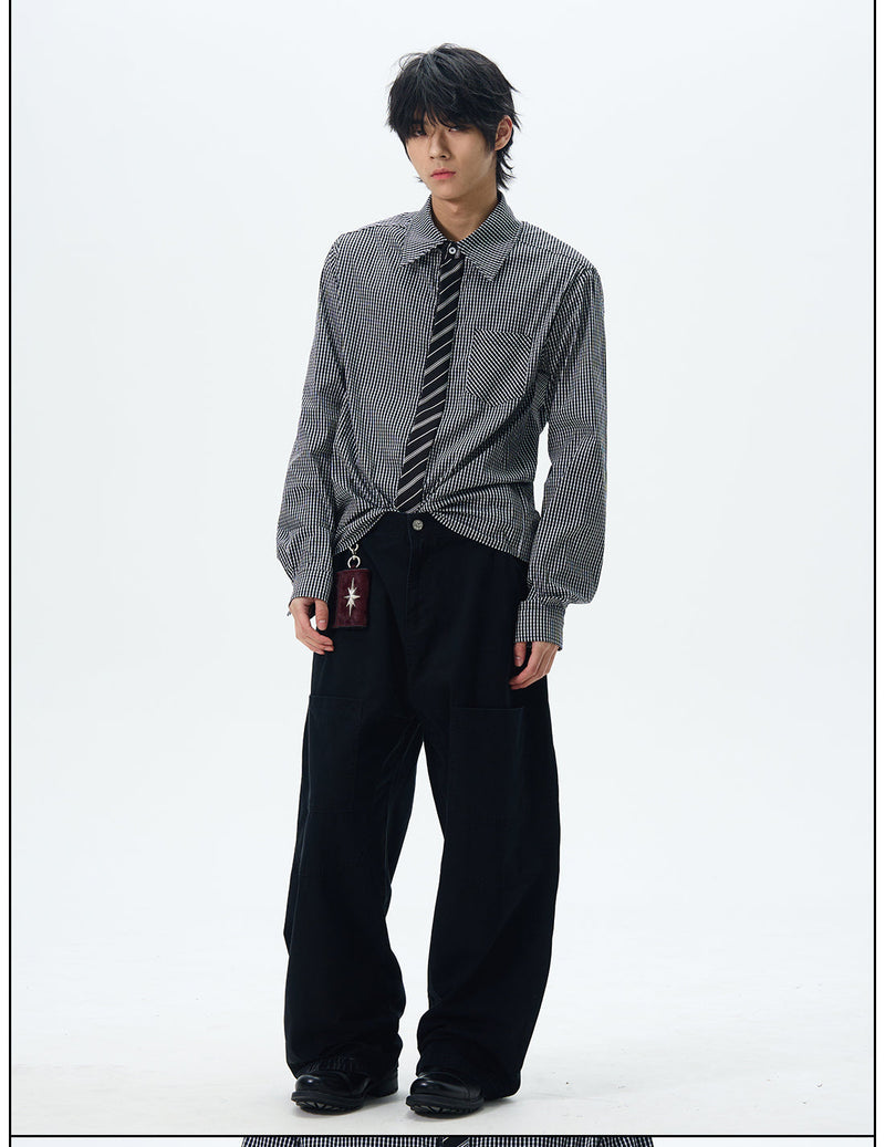 Cargo Wide Leg Canvas Pants