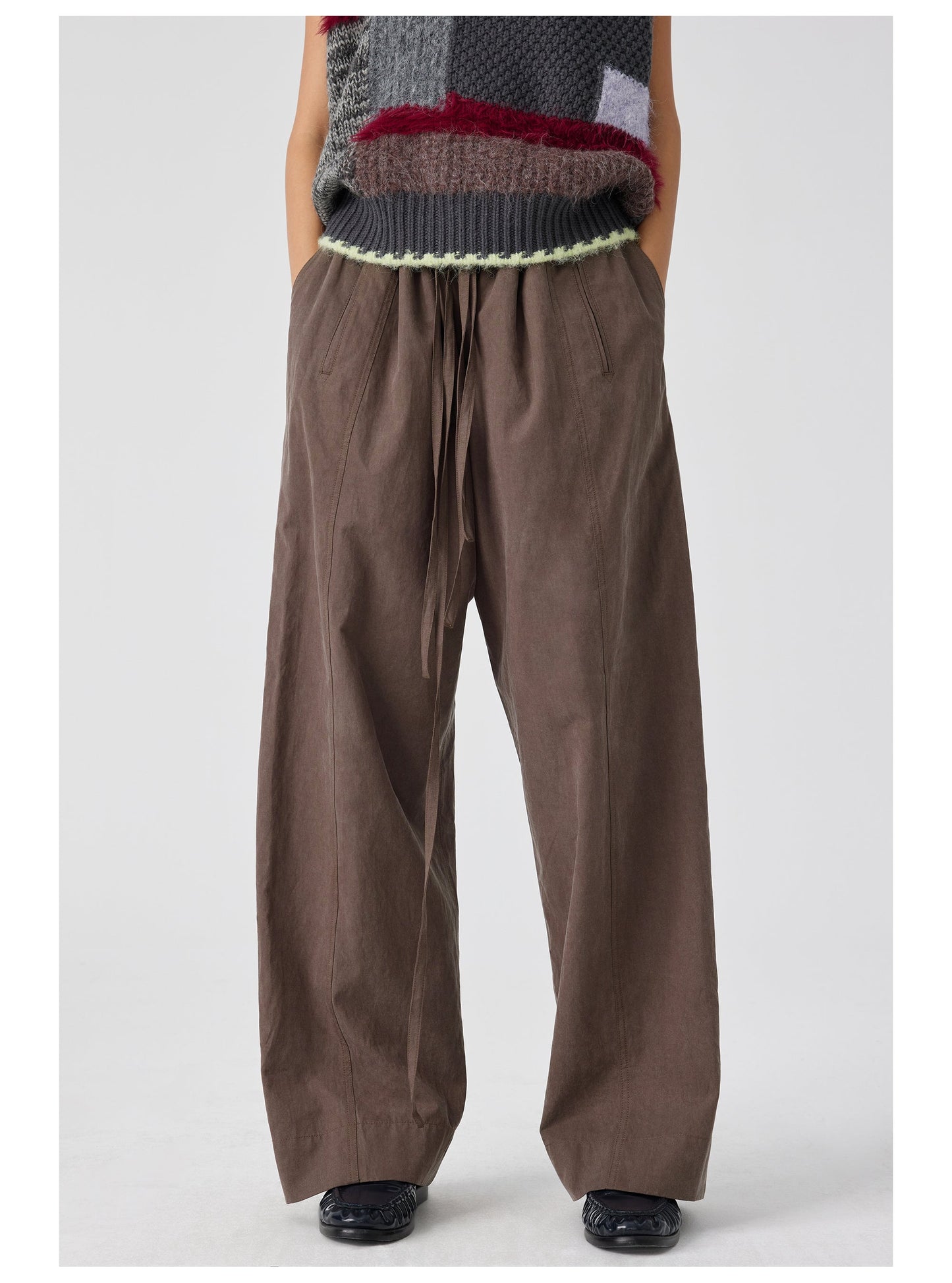 Six-pocket Pleated Kendo Pants