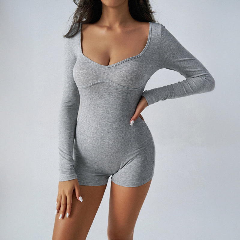 Autumn Winter Jumpsuit Sports Skinny Yoga Clothes Clothing