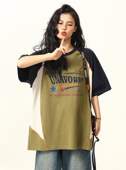 Unavowed Oversized Raglan T-shirt