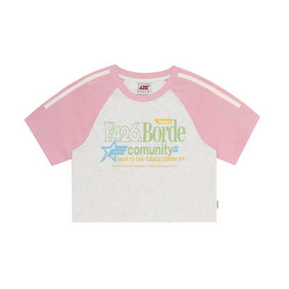 Contrasting Star Letter T-shirt