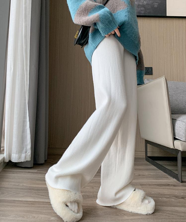 Seanna Ribbed Fleece-lined Pants