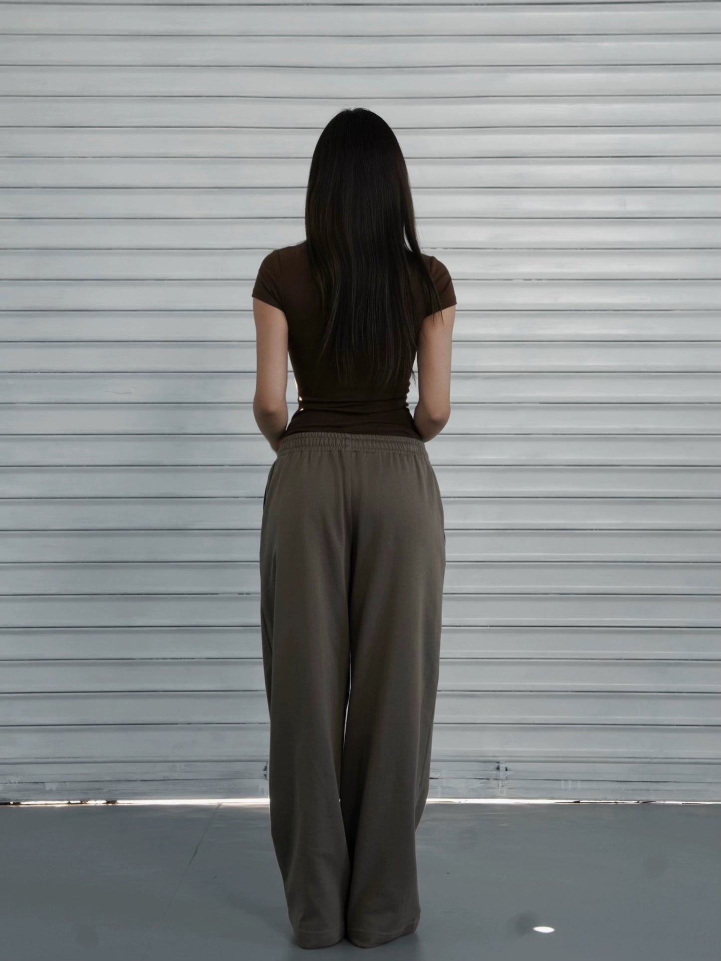 Loose-fit Drawstring Straight-leg Athletic Pants