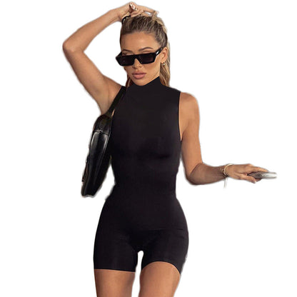 Jumpsuit Tight Jumpsuit Color Slim Fit Hip Raise Clothes