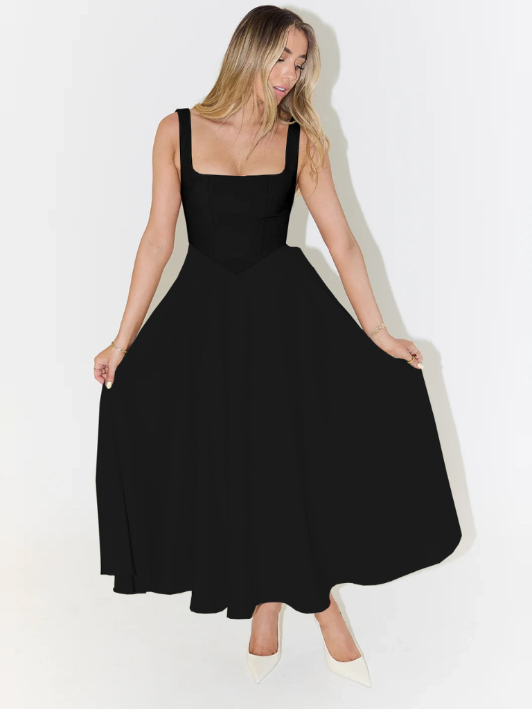 Krizzia - Runway Ready Midi Sun Dress