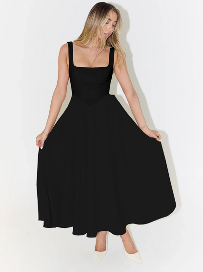 Krizzia - Runway Ready Midi Sun Dress